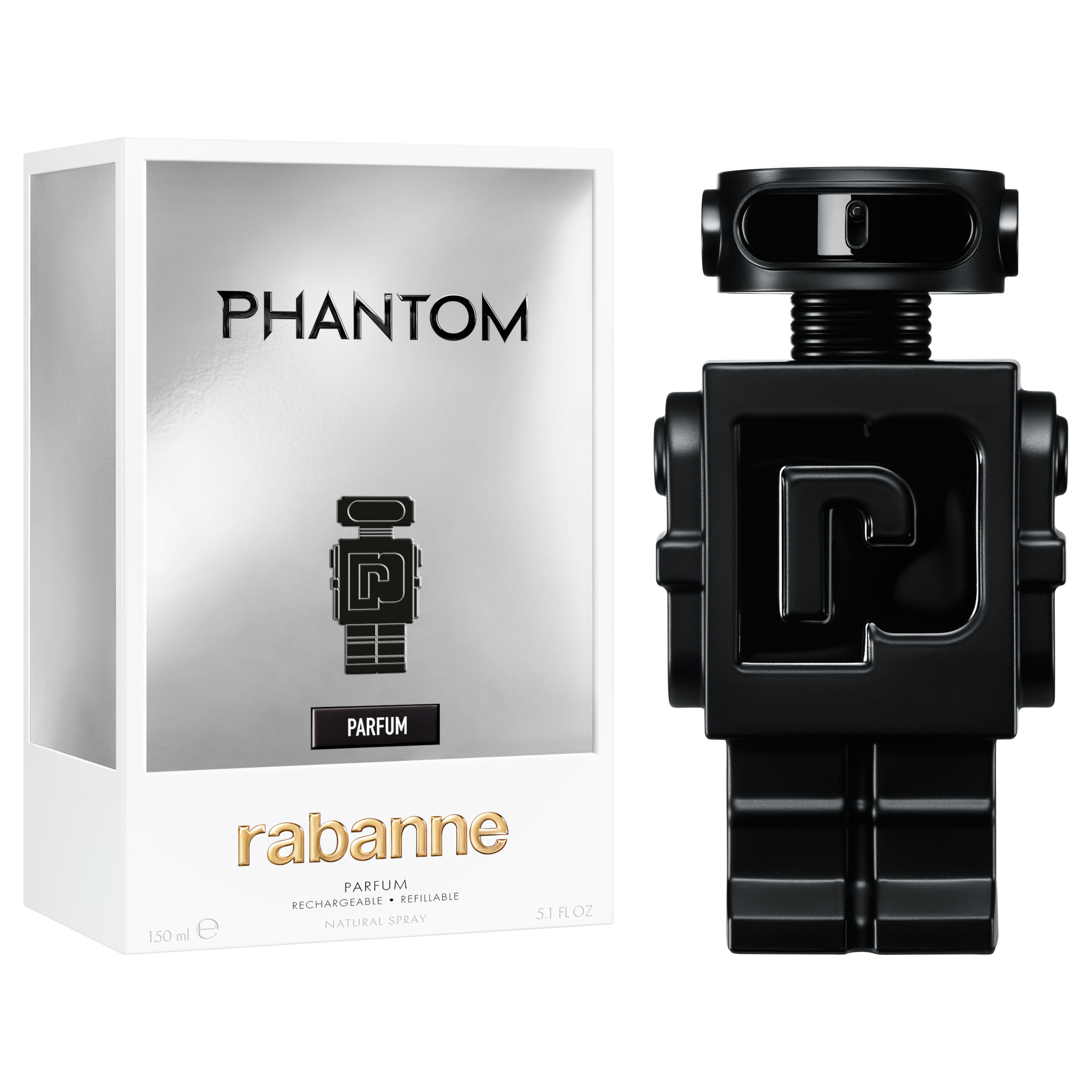 Rabanne Phantom Parfum 150mL Refillable